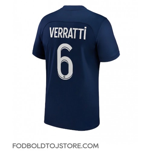 Paris Saint-Germain Marco Verratti #6 Hjemmebanetrøje 2022-23 Kortærmet